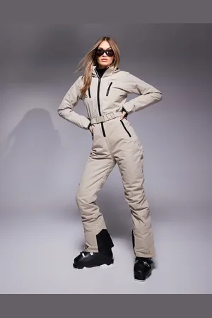 Protest Prtsaga snowsuit in beige