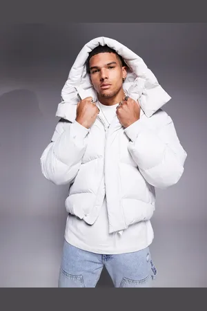 The Couture Club Cold reactive padded coat in off