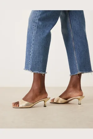 ASOS Hyper kitten heeled mules in