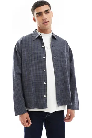 JACK & JONES Boxy check shirt in