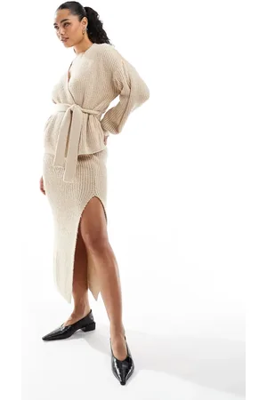 Miss Selfridge Knit maxi skirt co ord