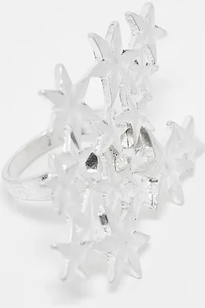 Reclaimed Unisex star cluster ring in