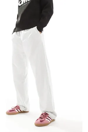 JACK & JONES Loose fit wide leg joggers in light