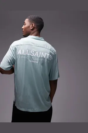 AllSaints Underground shirt in Turquoise