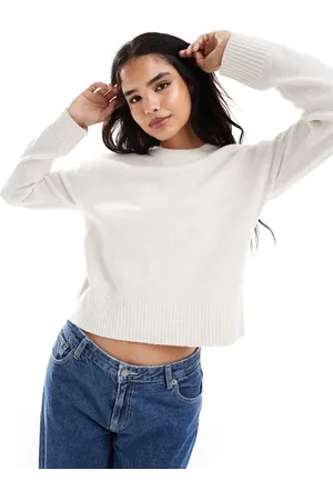 New Look Crew neck jumper in off