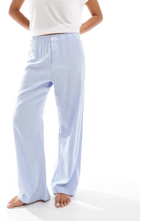 Cotton On Cotton On sleep pull on boxer style trouser in pinstripe
