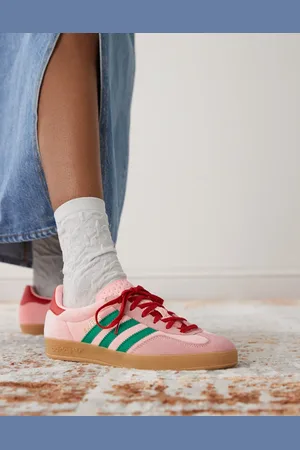 adidas Gazelle Indoor trainers in and pink