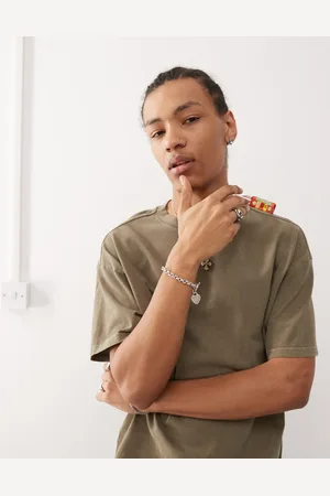 Weekday Great oversized boxy fit t-shirt in washed khaki