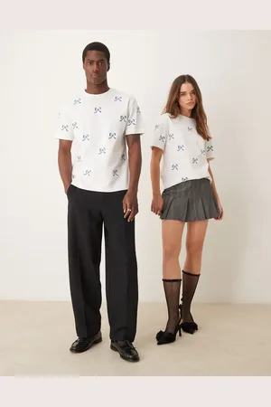 Sister Jane Bow embroidered t-shirt in