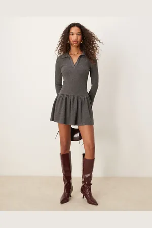 ASOS Polo super soft dropped waist dress in
