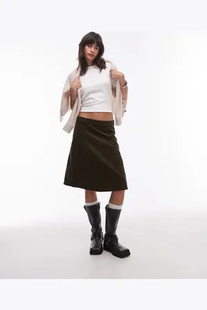 Résumé Resume cord a line skirt in army