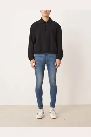 ASOS Power stretch jeans in dark wash