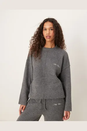 Six Stories Knitted oversized jumper co-ord in
