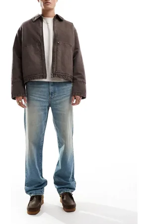 ASOS Straight leg jeans in mid wash