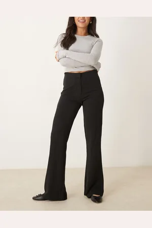 Y.A.S High waisted stretch flare trousers in