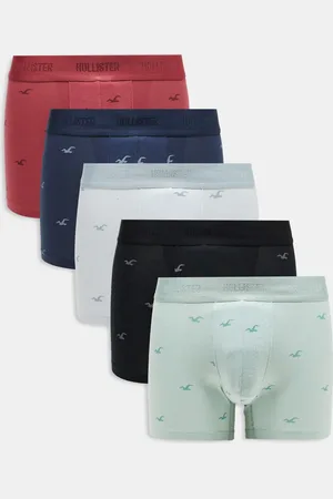 Hollister 5 pack pattern basic classic trunks in