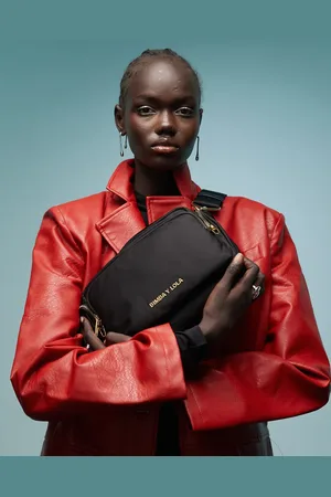 Bimba y Lola Medium nylon pouch crossbody bag in