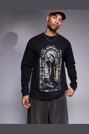 Liquor N Poker Renaissance graphic long sleeve t-shirt in