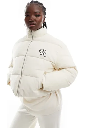 4th & Reckless X Felicia Wedin Arna corduroy padded jacket in cream