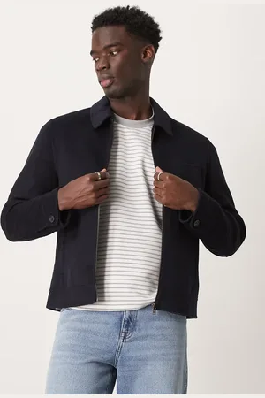 MANGO Zip down pocket detail jacket in