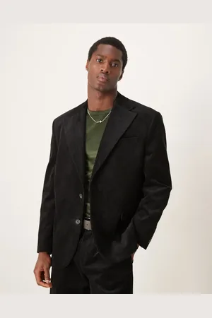 SELECTED Bowie regular fit cord suit jacket in