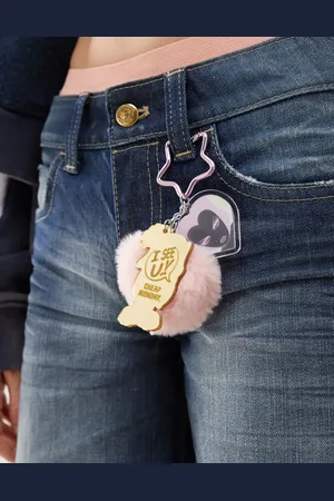 Cheap Monday Key ring with cartoon elephant