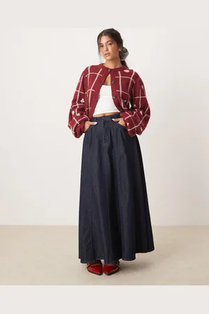 Neon Rose Harlequin cardigan in deep