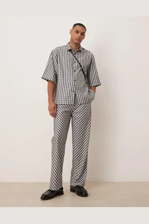 Sister Jane Gingham trouser co-ord in black and white