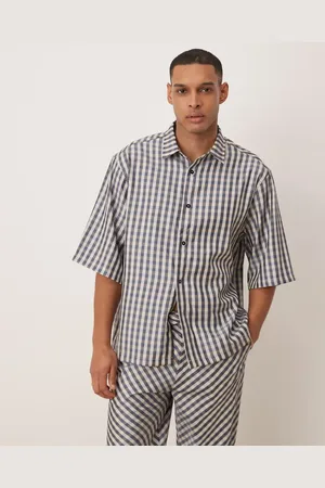 Sister Jane Gingham shirt co-ord in black and white