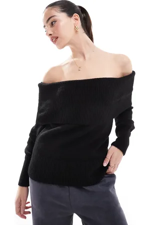 Threadbare Off shoulder jumper in
