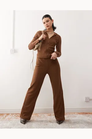 Reclaimed Wide leg cable jogger co-ord in