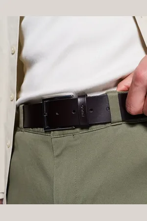 HUGO BOSS Giaspo belt in dark brown