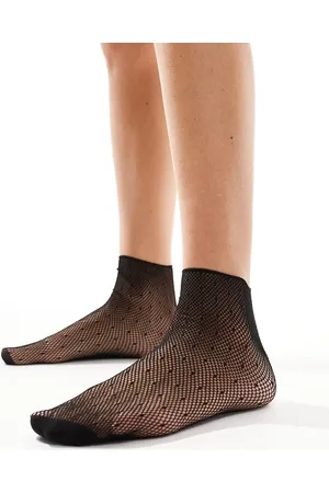 Pretty Polly Micro fishnet pinspot sheer sock in