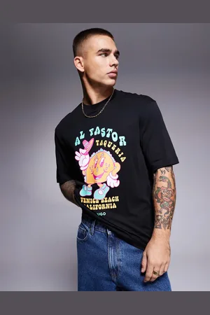 Hugo Blue Taco print t-shirt in