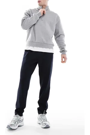 JACK & JONES Tapered drawstring smart trouser in