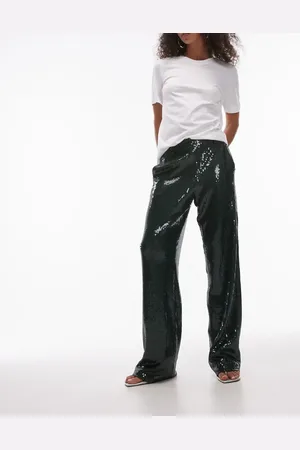 Topshop Sequin tailored trouser in