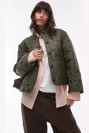 ARKET Quilted jacket in khaki