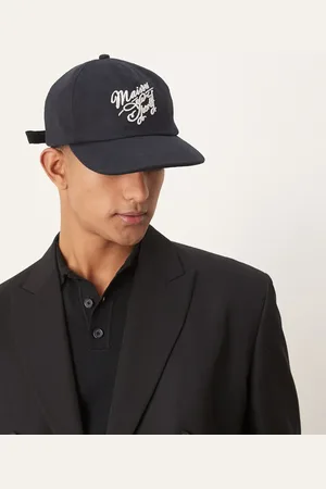 ASOS Vintage casual baseball cap in melton with chainstitch embroidery detail