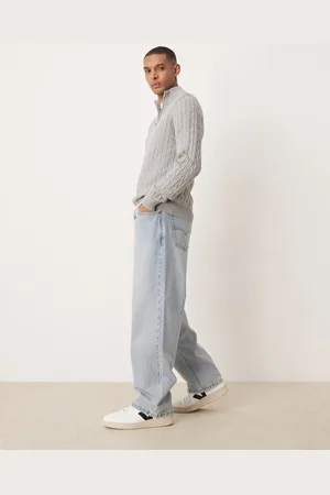 GANT Shield logo cotton cable knit half zip jumper in