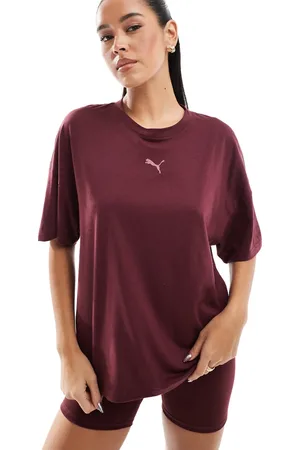 PUMA Evolve Training t-shirt in burgundy