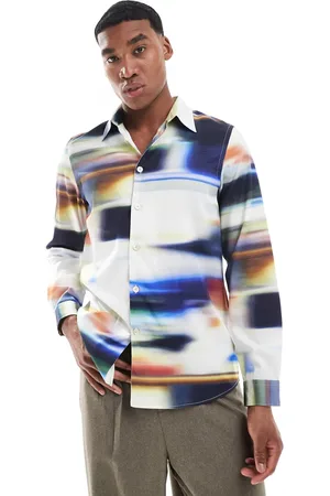 Paul Smith Long sleeve shirt in blurred print