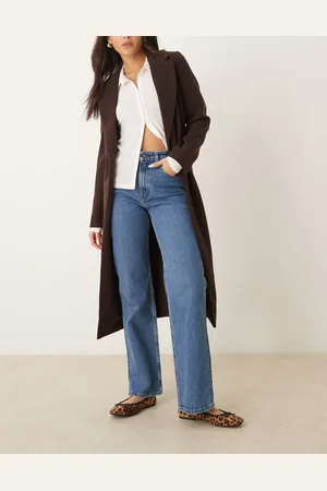 Abercrombie & Fitch Curve Love 90s relaxed fit high rise jeans in mid wash