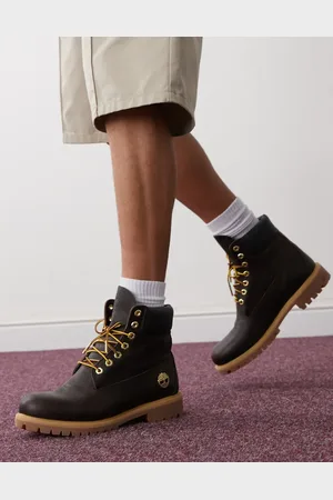 Timberland 6 inch boots in dark espresso leather