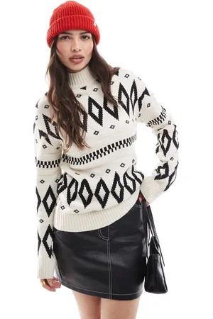 Threadbare Knitted jumper in printed design