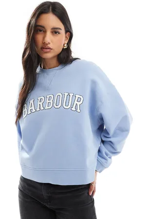 Barbour Silverdale collegiate logo sweatshirt in