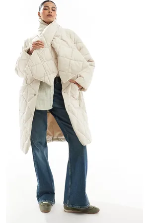Barbour Brigitte puffer coat in cream