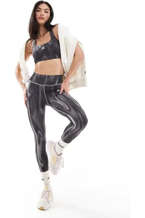 adidas Adidas Training leggings with phone pocket in print