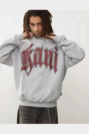 Karl Kani Crew neck logo sweatshirt in marl