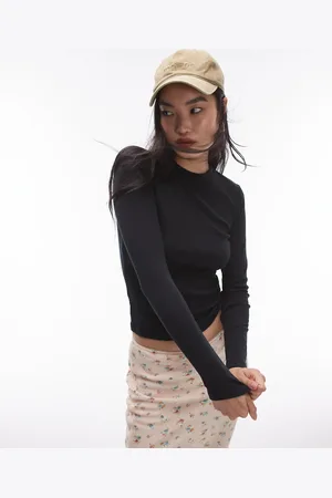 Topshop Long sleeve everyday tee in