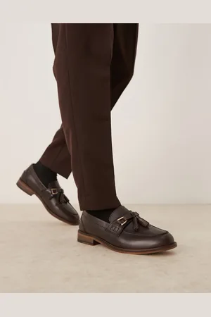 ASOS Loafers in leather with tassel